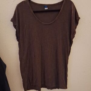 Old Navy Brown Short Sleeve Tee